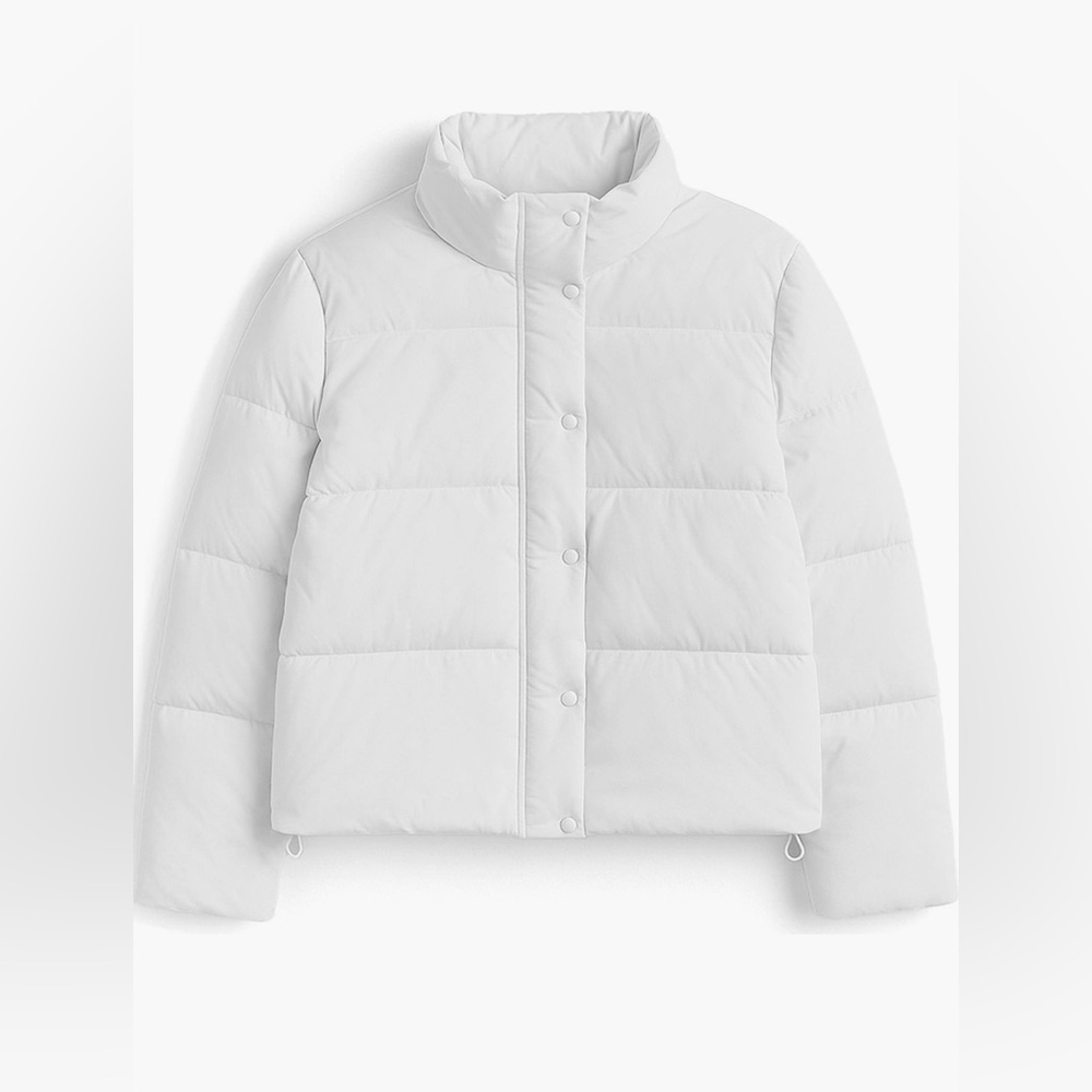 Noize Women's Classic White Puffer Jacket-NWT